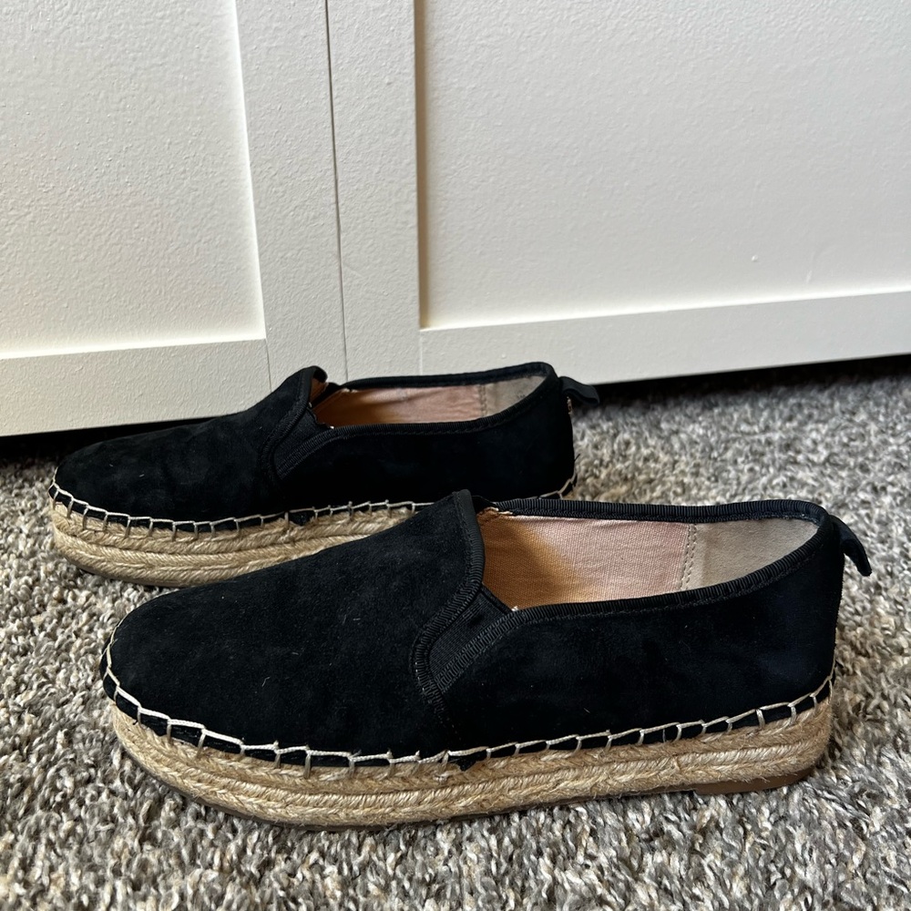 Sam Edelman Women’s Carrin Platform Black‎ Espadrilles Shoes Size 8